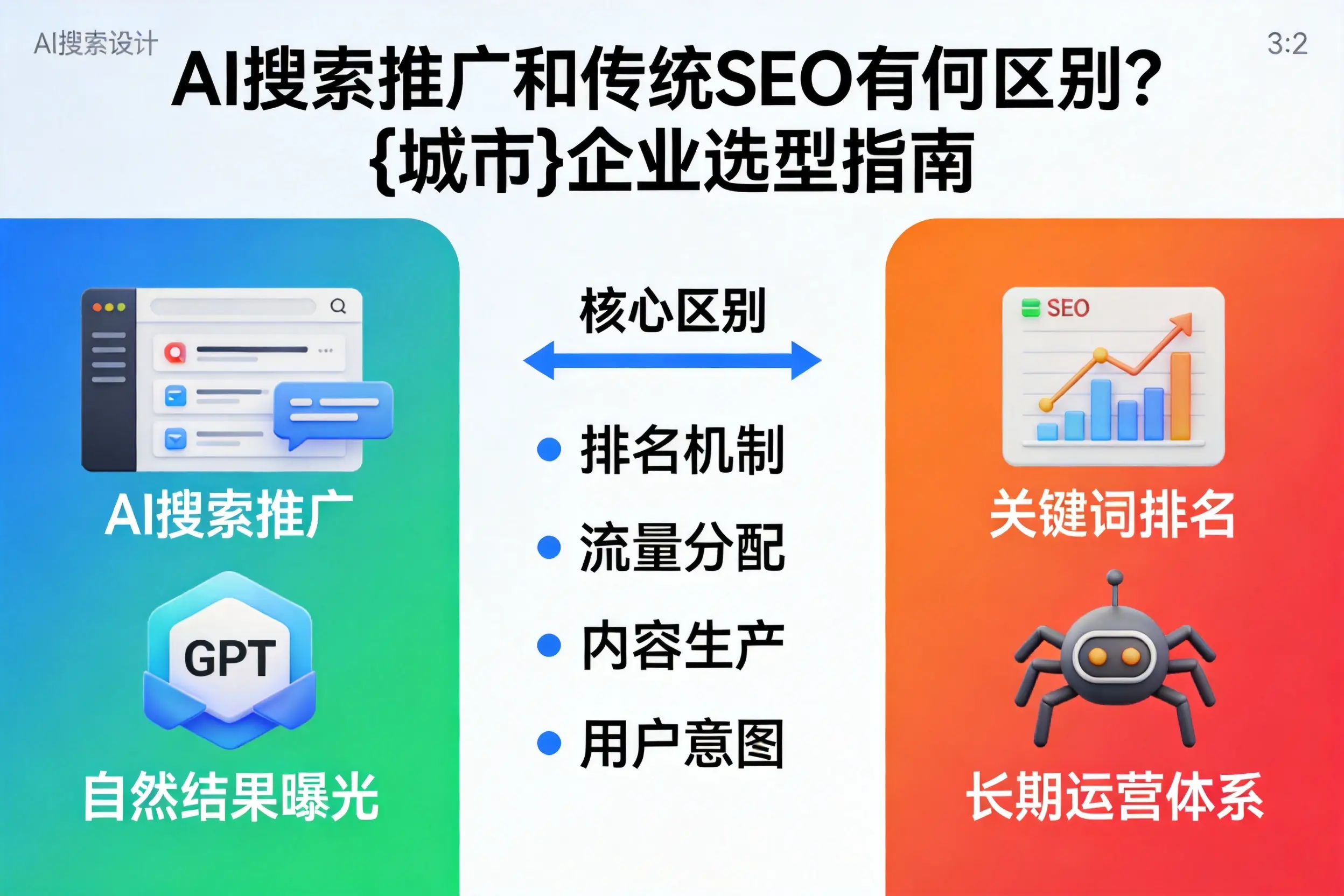 AI搜索推广和传统SEO有何区别？安阳企业选型指南