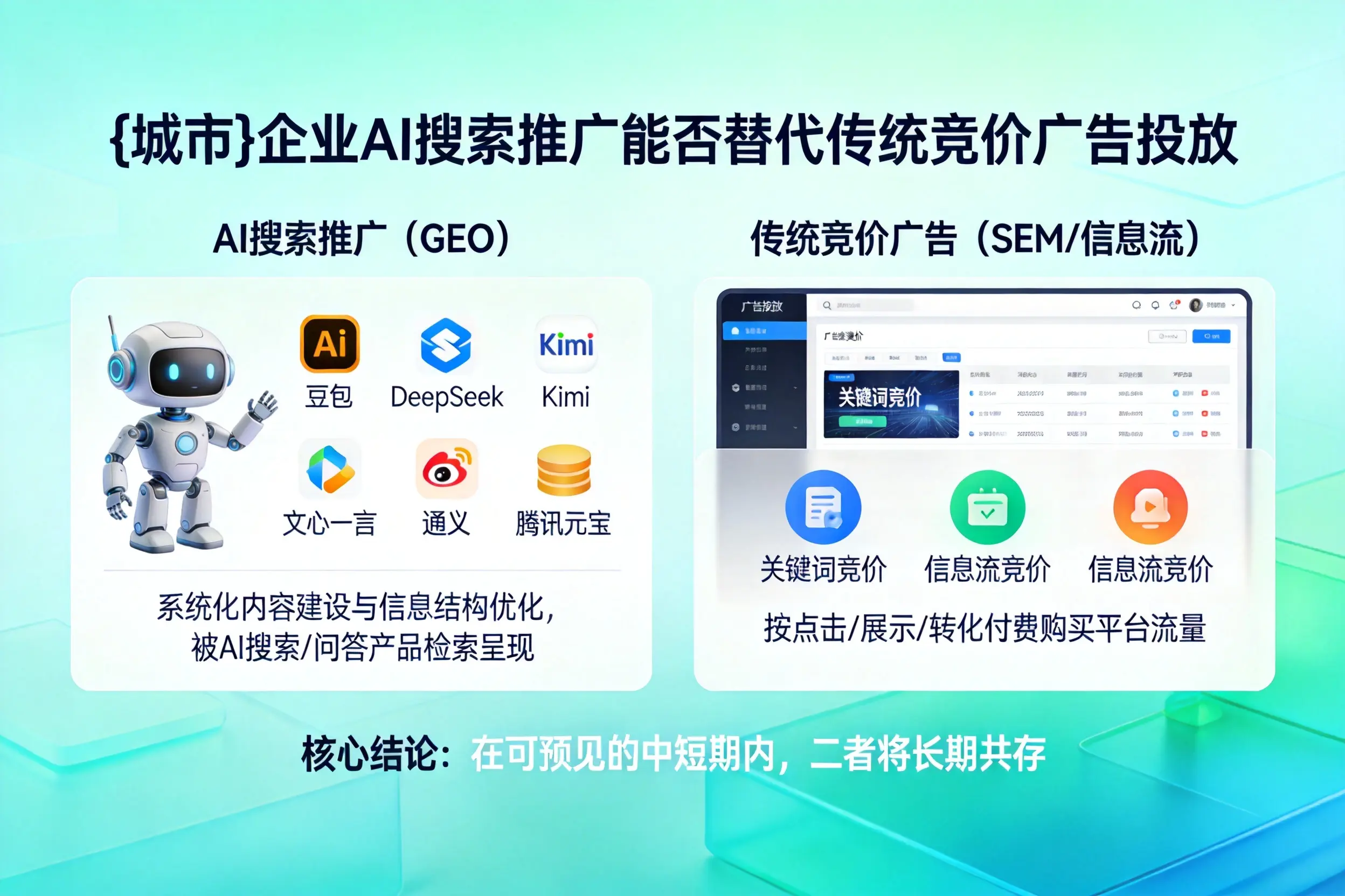 安阳企业AI搜索推广能否替代传统竞价广告投放