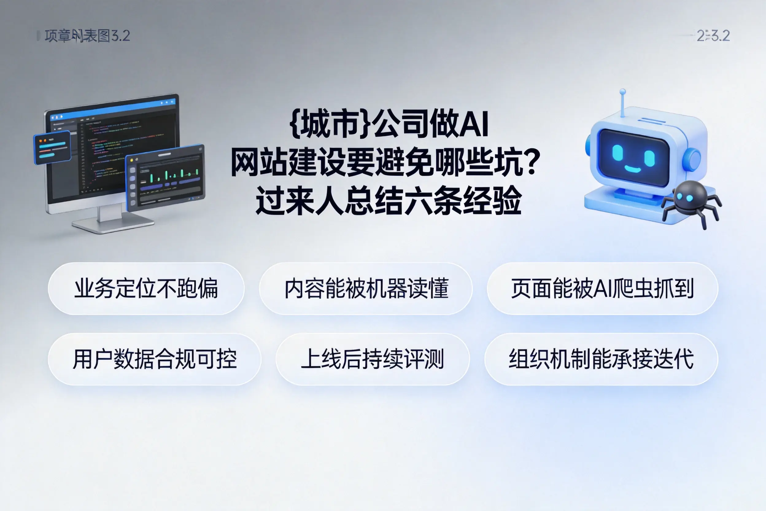 安阳公司做AI网站建设要避免哪些坑？过来人总结六条经验