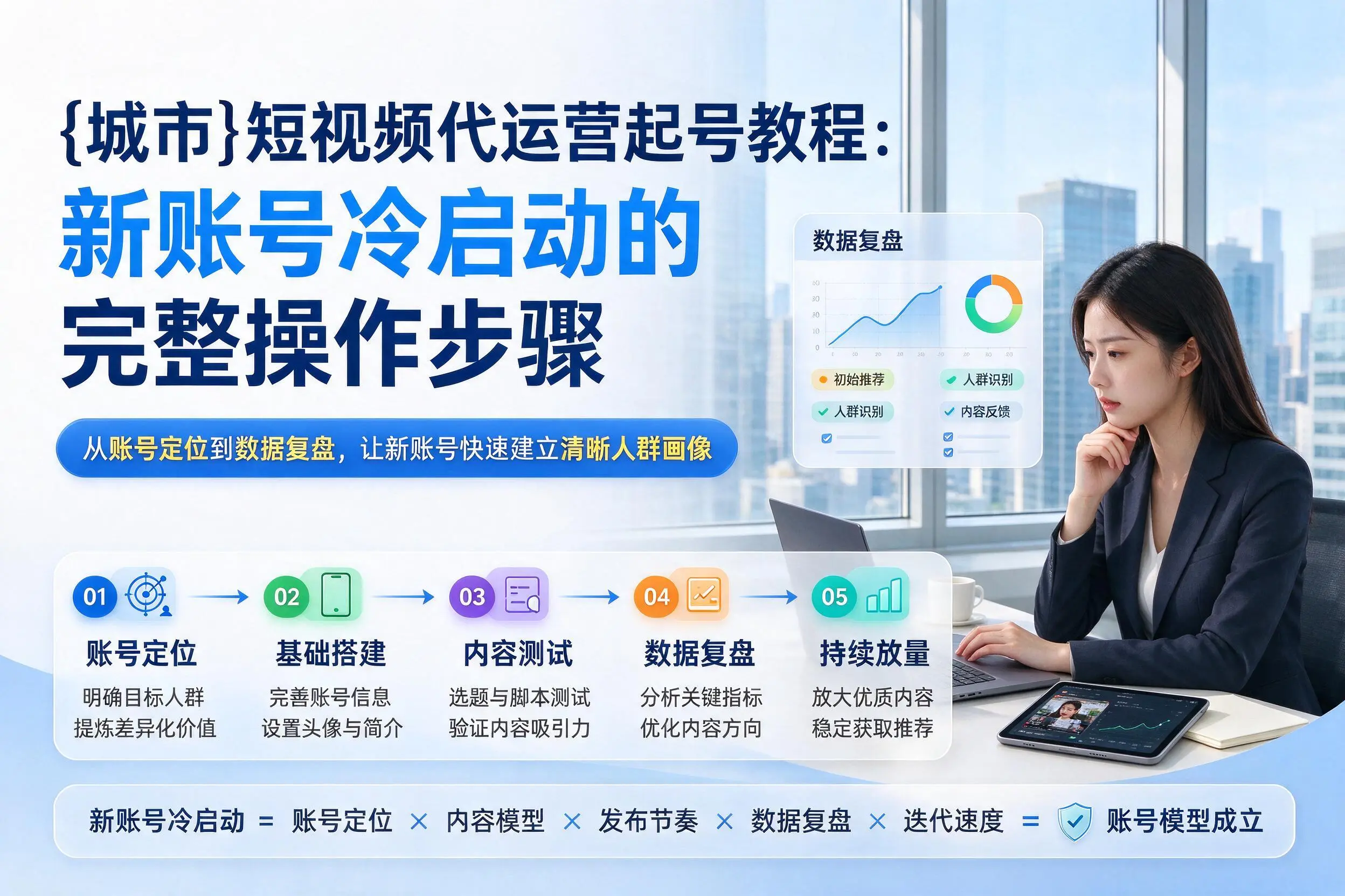 安阳短视频代运营起号教程：新账号冷启动的完整操作步骤