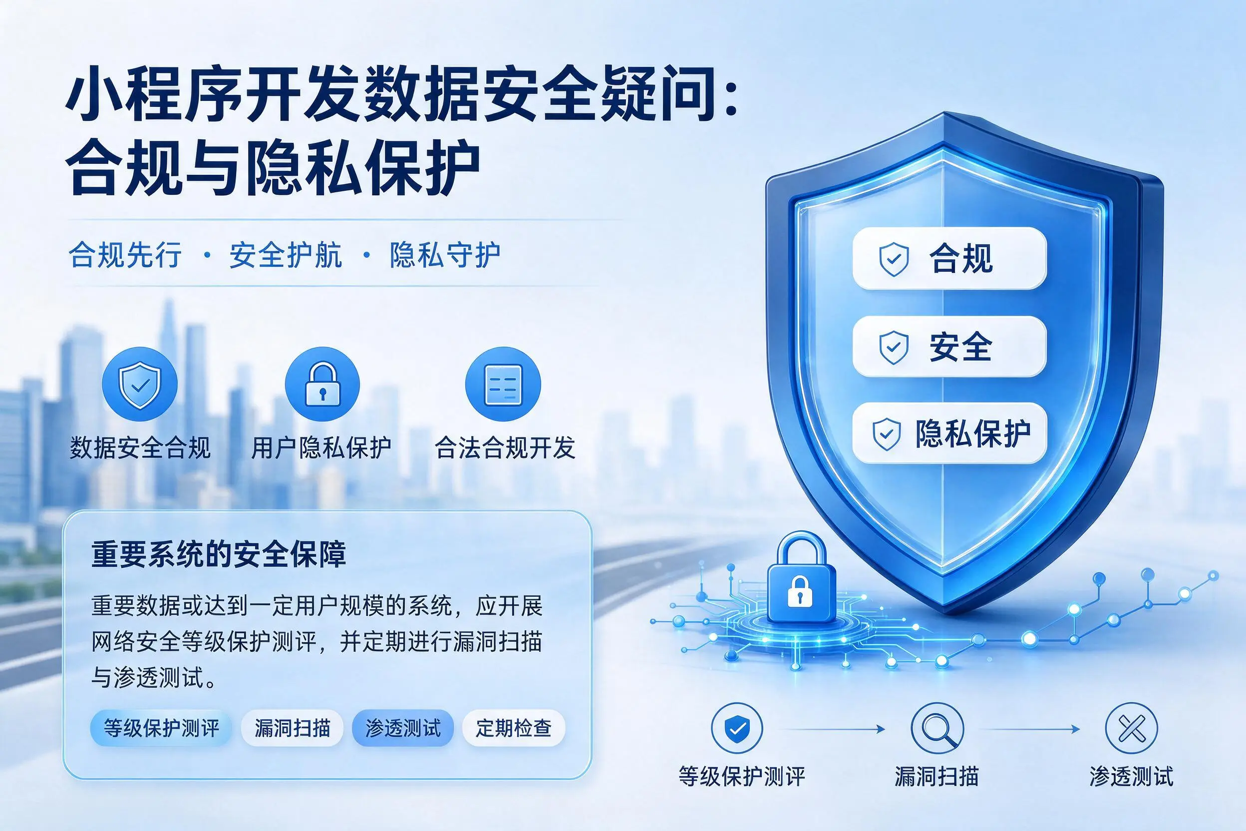 安阳小程序开发数据安全疑问：合规与隐私保护