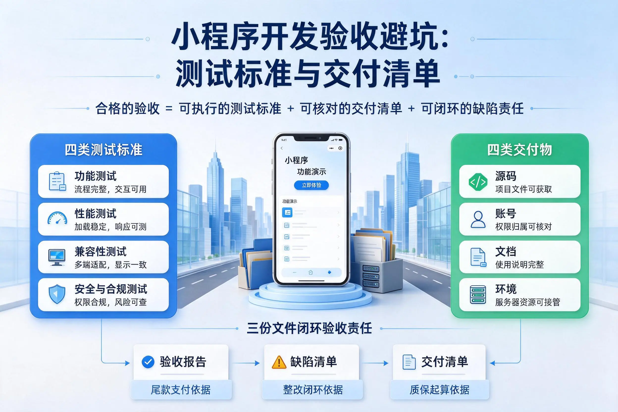 安阳小程序开发验收避坑：测试标准与交付清单