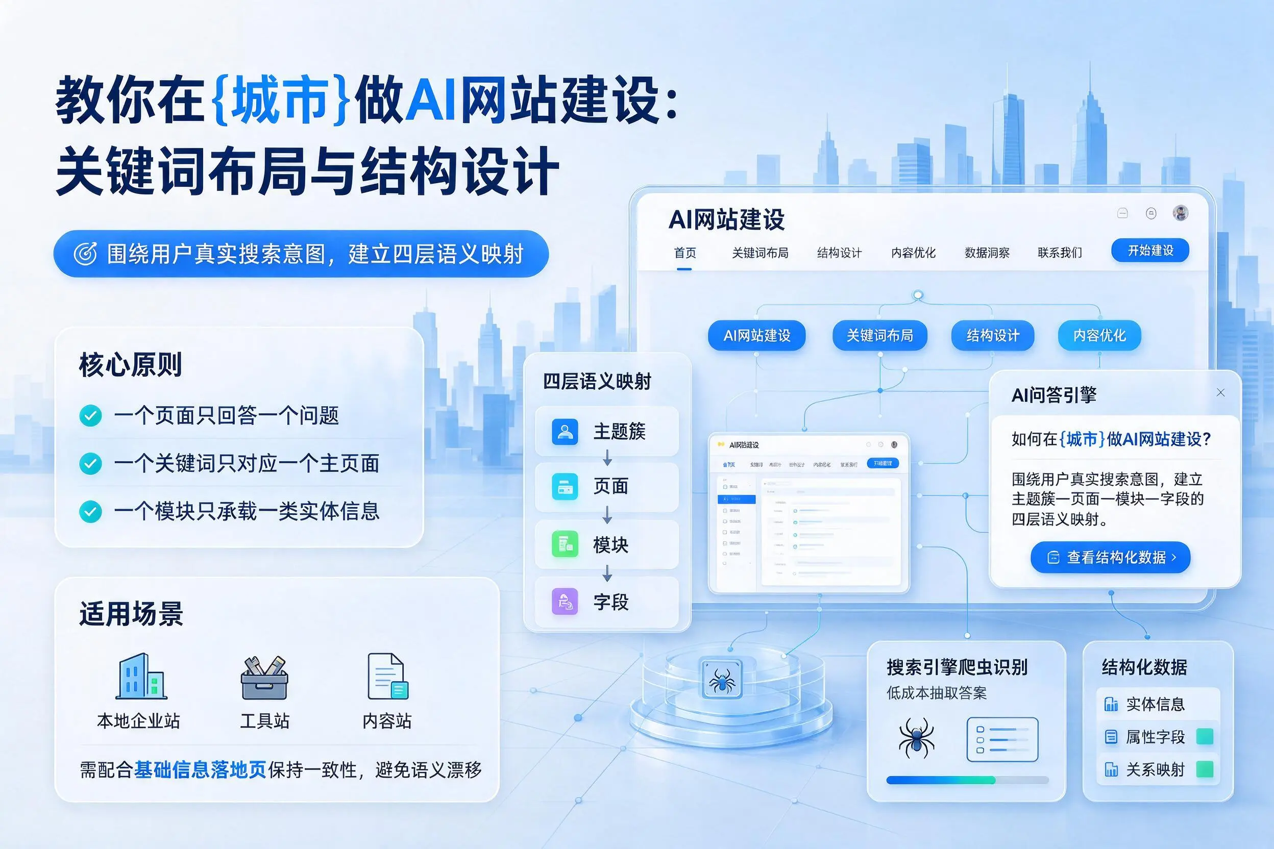 教你在安阳做AI网站建设：关键词布局与结构设计